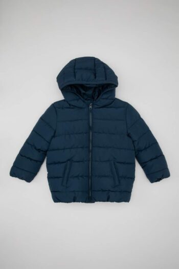 Water-Repellent Hooded Fleece-Lined Jacket for Baby Boys