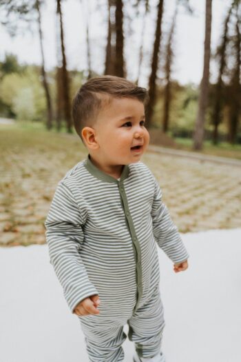 Molica Baby Long Sleeve Jumpsuit Baby Printed Organic Cotton