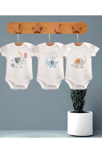 Bebewini 100% Organic Cotton 3-Pack Printed Short Sleeve Baby Bodysuit