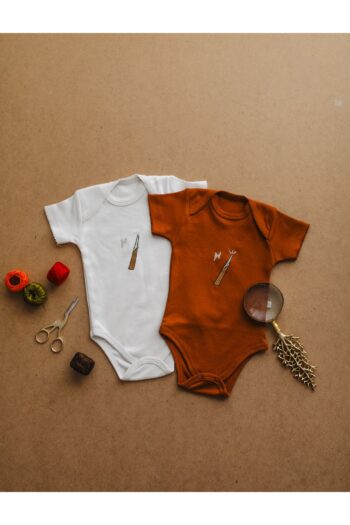 Ilays Beauty Premium Embroidered Baby Snap-Crotch Short Sleeve Bodysuit 2-Pack