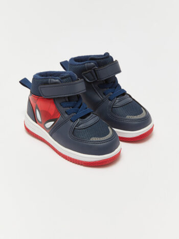 LCW STEPS                                                                                        Open Navy Blue Spiderman Printed Boys Sports Shoes