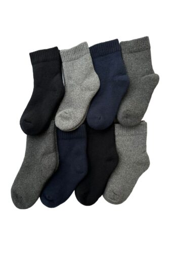 Tibo 8 Pairs of Thick Seamless Winter Toweling Childrens' Socks