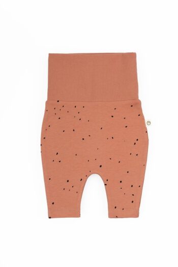High Waist Baby Pants Cosmos Pink Organic Cotton