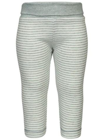 OrganicEra Organic Tights, Striped, Aqua Melange