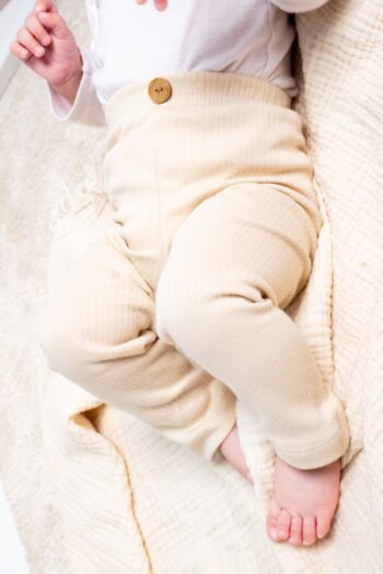 Mai Perla Organic Fabric Ribbed Bottom Set