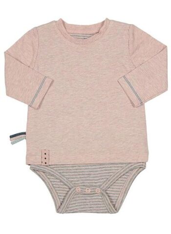 OrganicEra Organic Long Sleeve T-shirt Body, Rose Melange