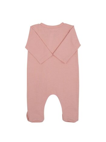 Jrmori Pink Full-Zip Basic Jumpsuit