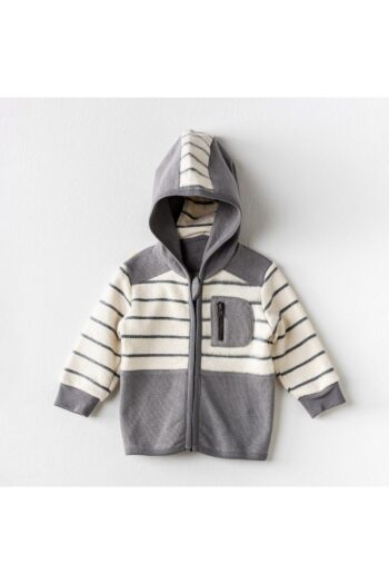 Andy Wawa AC24157 Little Zebra Baby Jacket Ecru Grey