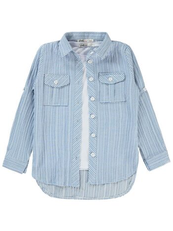 Civil Mavi Girls T-Shirt Shirt for Girls Ages 6-9 Blue
