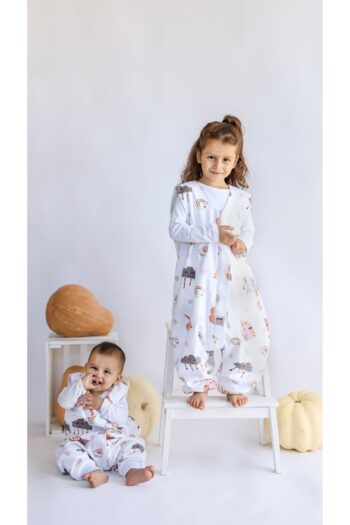 Las Vivas Kids Organic Cotton Flannel Winter Sleeping Bag, Unicorn Patterned Child and Baby Sleeping Bag