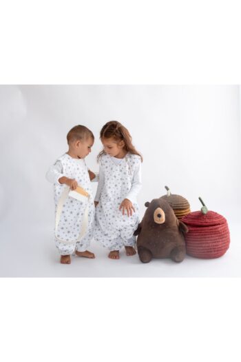 Las Vivas Kids Spring Sleeveless Children’s Sleep Bag, Double-Layered Muslin Sleep Bag, Seasonal Organic Baby Sleepsuit