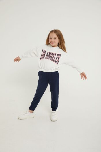Rolypoly Rolypoly Los Angeles Cream Girls' Tracksuit Set