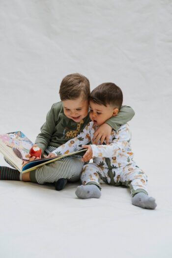 Molica Baby Long Sleeve Jumpsuit Printed Organic Cotton