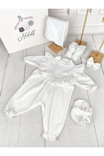 Hobidik Baby Child Cotton Lace Hospital Departure Overall Set