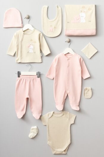 Bebitof Bear and Rabbit Patterned 10-Piece Hospital Outing Set