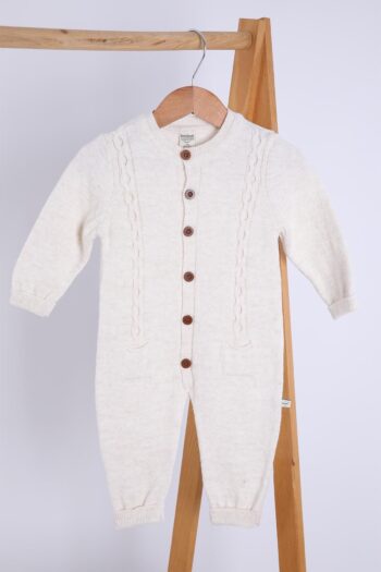 Babyhola Organic 100% Knit Baby Boys' and Girls' Hat and Romper Set 5717