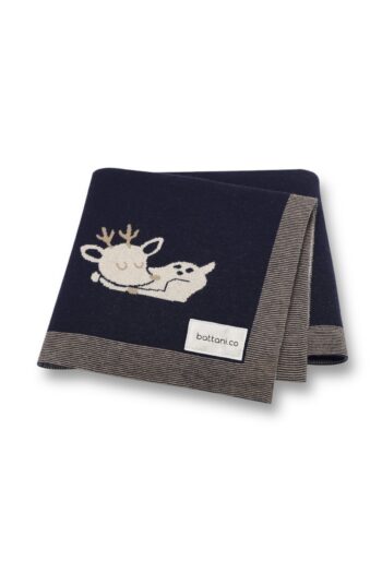 Battani.Co Knitted Baby Blanket for Girls and Boys 85cm x 85cm