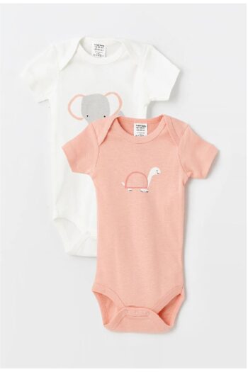 Luggi Baby Bicycle Patterned Short Sleeve Snap-Button 2-Pack Bodysuit