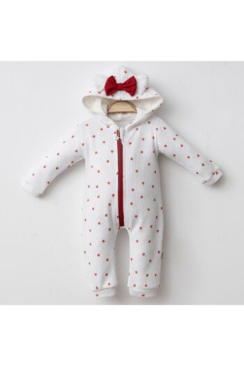 DIDuStore Cute Heart Patterned Hooded Baby Girl Romper