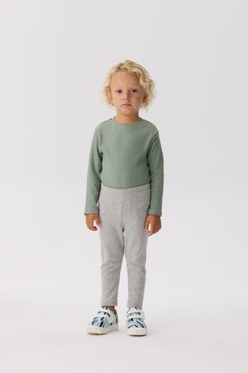 Nebbati Basic BG Store Baby Boy Gray Leggings