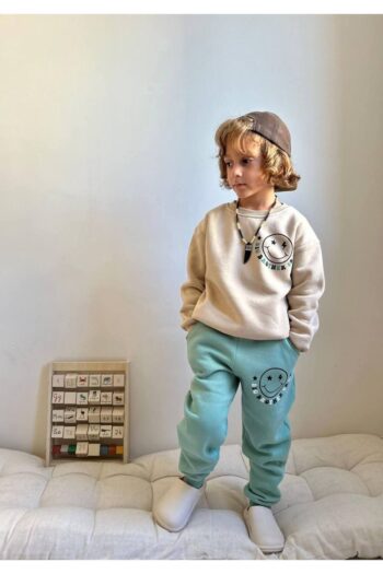 Jolly Kids Boys' Sweatshirt Set with Smile Face Print
