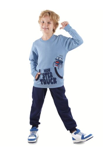 Denokids Monster Truck Boys' Sweatshirt Set
