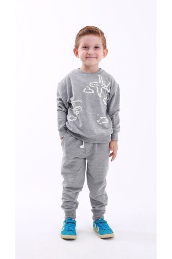BOBBY JR KIDSWEAR HELICOPTER PLANE PRINTED BOY'S OUTFIT