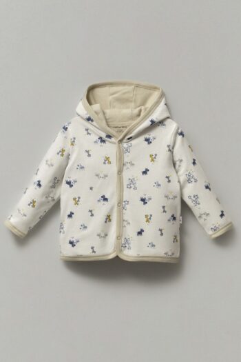 Mother Love Long Sleeve Hooded Baby Cardigan