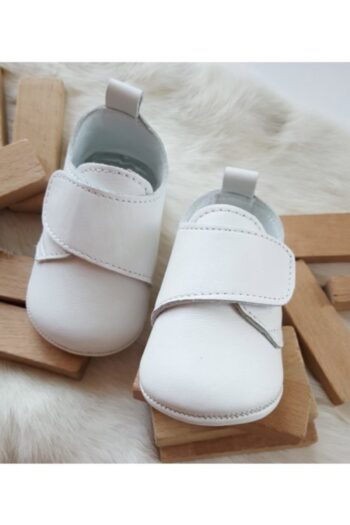 Hodore Genuine Leather White Velcro Moccasins