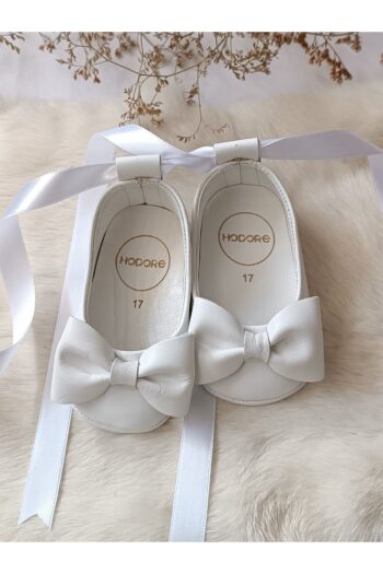 Hodore Pearl White Genuine Leather Baby Moccasins