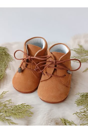 Genuine Leather Baby Boots Taba Nubuck