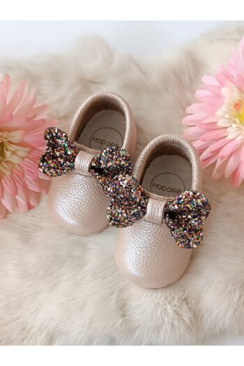 Hodore Sofia Salmon Genuine Leather Baby Moccasins