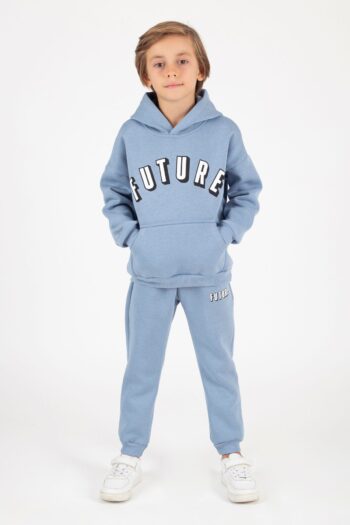 Favo Kids Boy Printed Sweatshirt Jogger Tracksuit Set for Ages 6-9 FV-16009