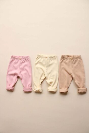 3-Piece Cotton Baby Leggings Model 6