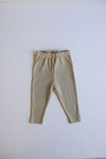 Haki Corduroy Baby Leggings