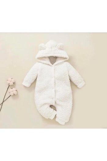 BABYSİ KIDS CLUB Hooded Plush Welsoft Jumpsuit for Babies & Children (DOUBLE-SIDED WELSOFT PLUSH WOOL, FOR OUTDOOR AND INDOOR USE)