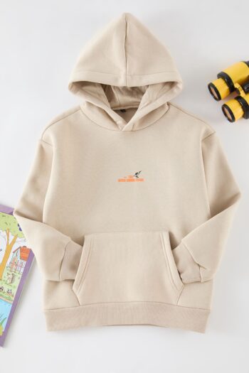 TRENDYOLKIDS Stone*St Boys Plain Knit Mini Me Sweatshirt TKDAW25SW00120