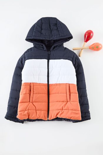 TRENDYOLKIDS Navy Blue Boys Jacket TKDAW25MO00011