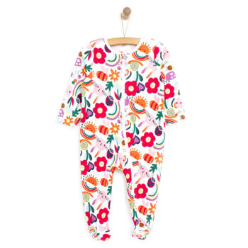 Newborn Girl Footed Romper Baby Girl