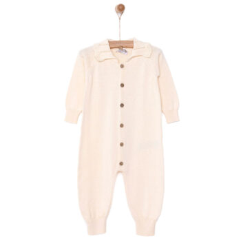 Newborn Girl Knit Sleeveless Jumpsuit for Baby Girl