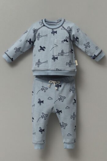 Necix's Airplane Long Sleeve Baby Pajama