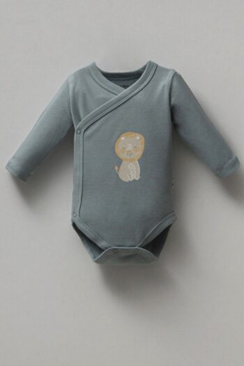 Mother Love Aslan Bamboo & Cotton Long Sleeve Bodysuit