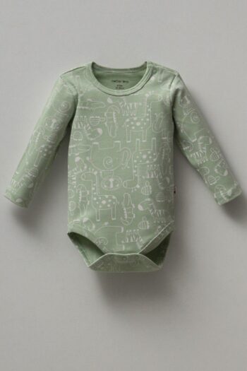 Mother Love Long Sleeve Baby Bodysuit 100% Cotton
