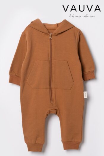 Baby Girl Boy Infant Toddler Jumpsuit Long Sleeve Seasonal Hooded Thin Sherpa-Lined Seasonal Jumpsuit