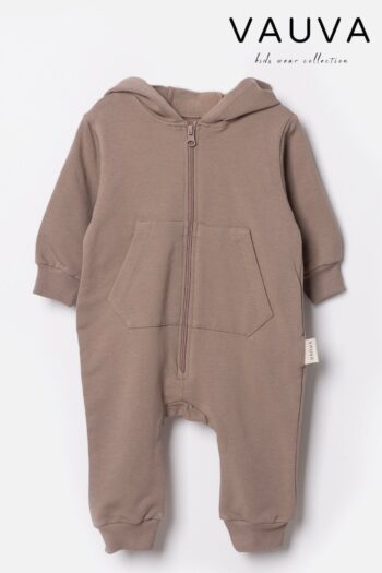 Baby Girl Boy Outfit Long Sleeve Seasonal Hooded Thin Fleece Overall