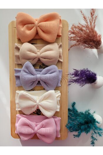 SeherBebeButik Girl's Child & Baby Ribbed Bow Headband 5-Piece Set