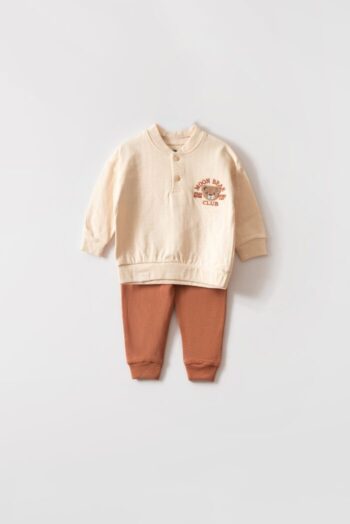Striped Fabric Pants Set for Baby Boys (2-Piece)