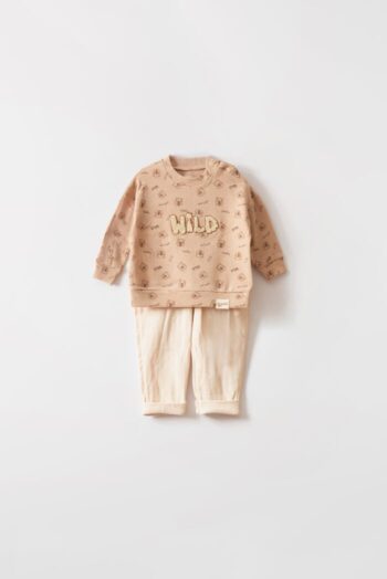 Wild Pattern Baby Boy 2-Piece Set
