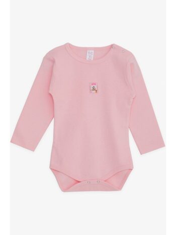 Breeze Baby Girl Snap Bodysuit Printed Pink (9 Months - 3 Years)