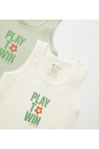 Natuline Boys' Organic Cotton Stretch Tank Top 4-Pack Play To Win 3003-4